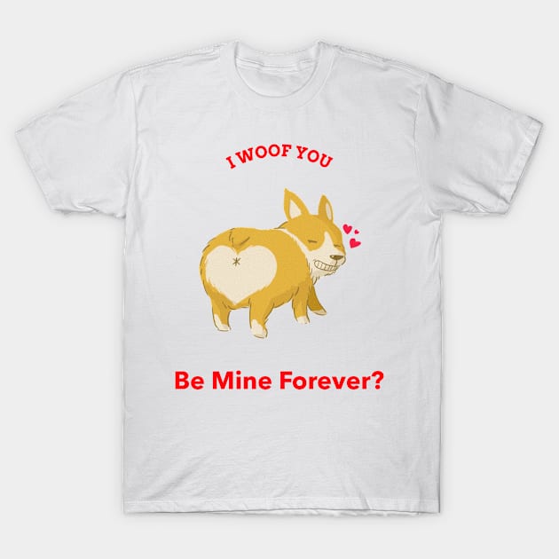 I woof you - proposal T-Shirt by ArtDesignDE